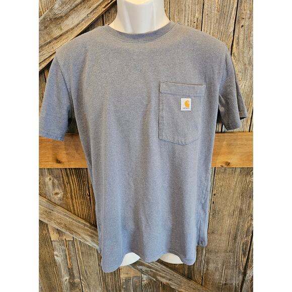 Carhartt Tops - Carhartt loose fit women's medium M (8-10) pocket t shirt short sleeve FLAW ^